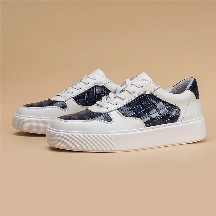 white and black leather shoesa593d