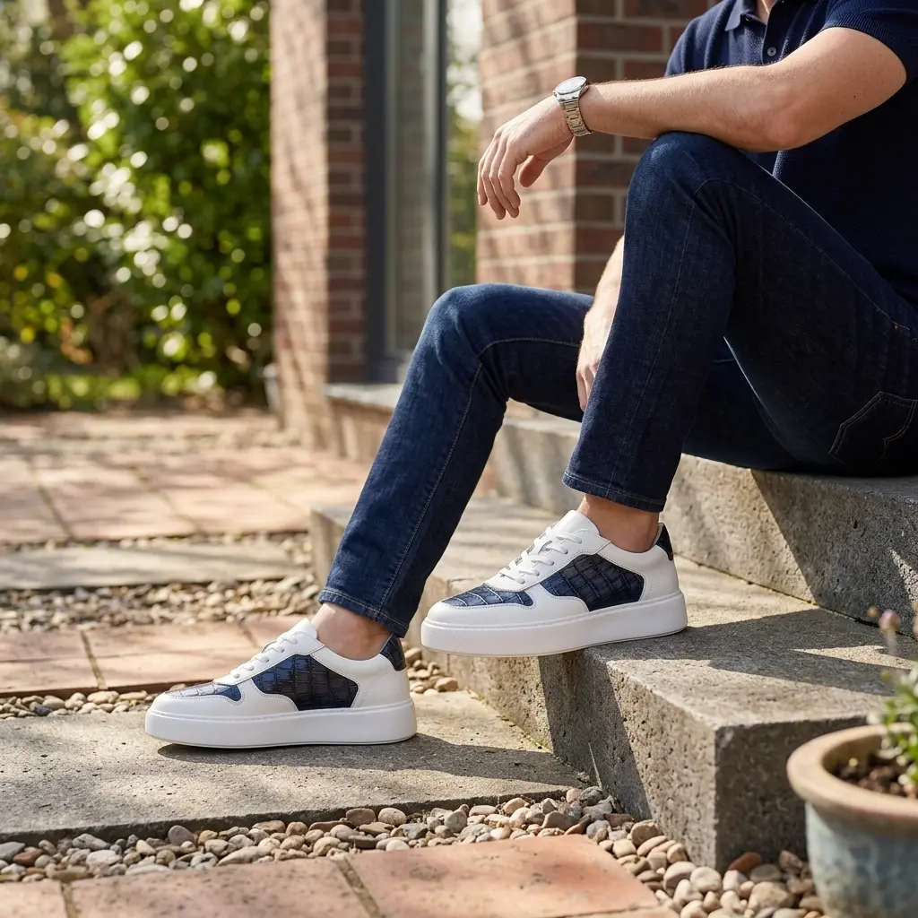 Sneako 01 – Sneakers Homme en Cuir Véritable Premium – Image 4