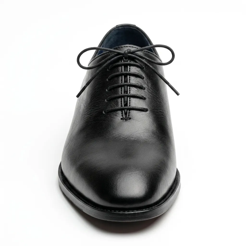 LYON: Richelieu Wholecut en cuir Noir – Image 3