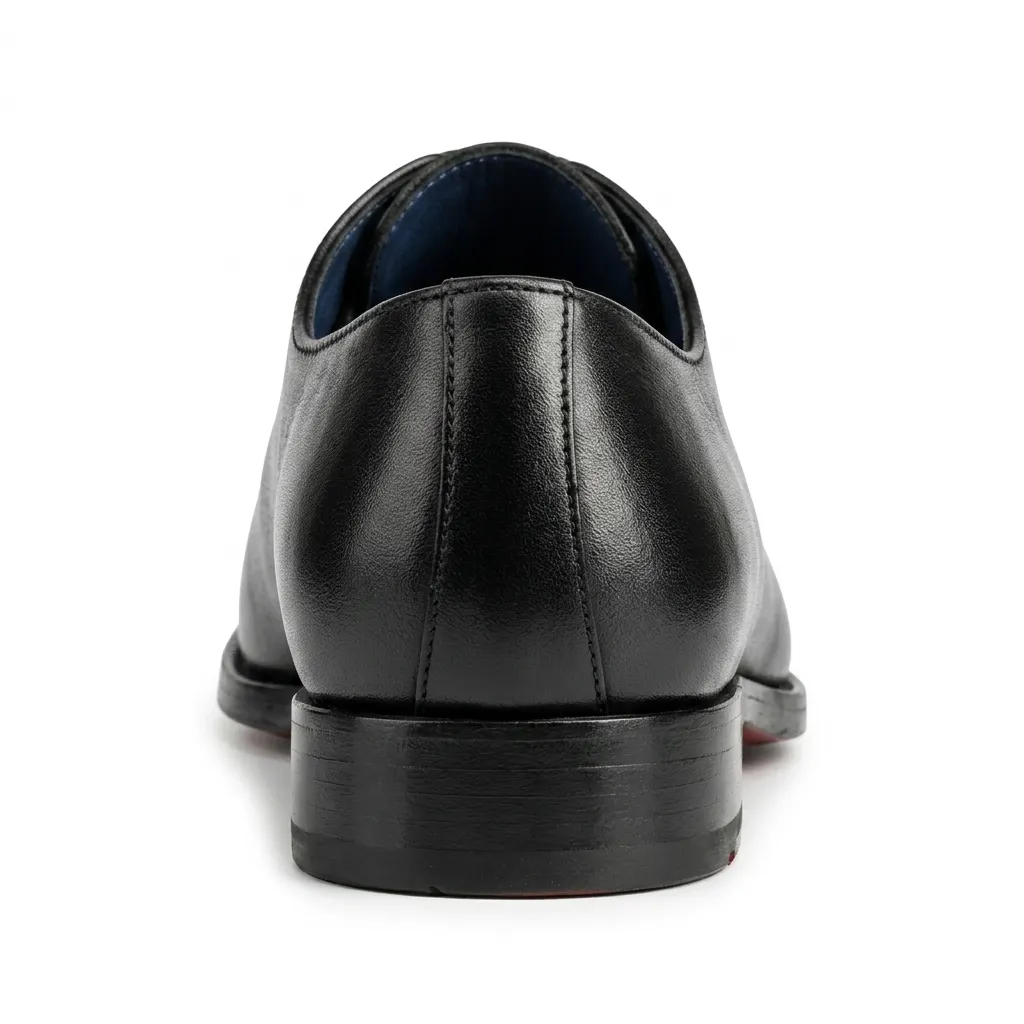 LYON: Richelieu Wholecut en cuir Noir – Image 5