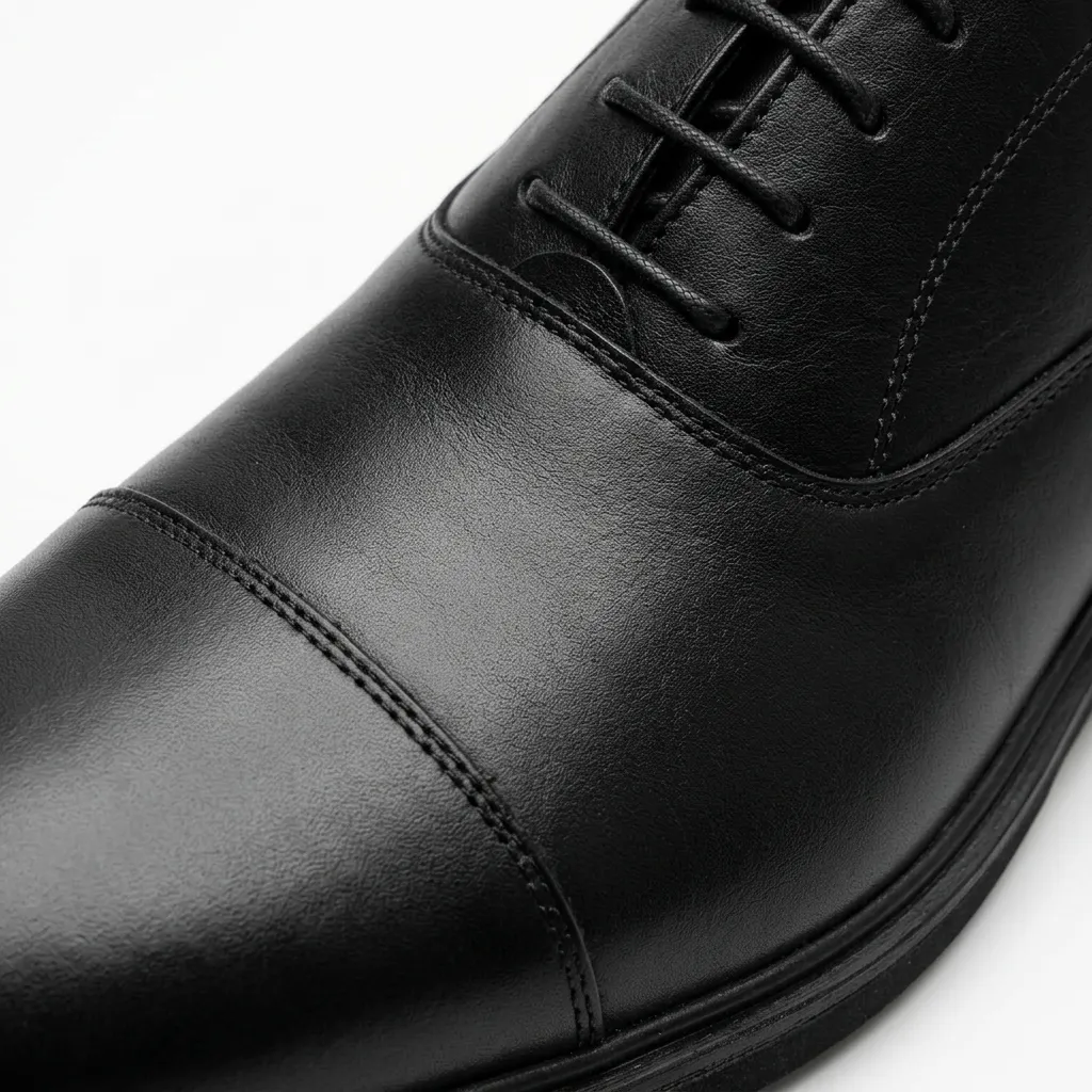 Silvan: Chaussures Homme Oxford (Richelieu) Noir – Image 4