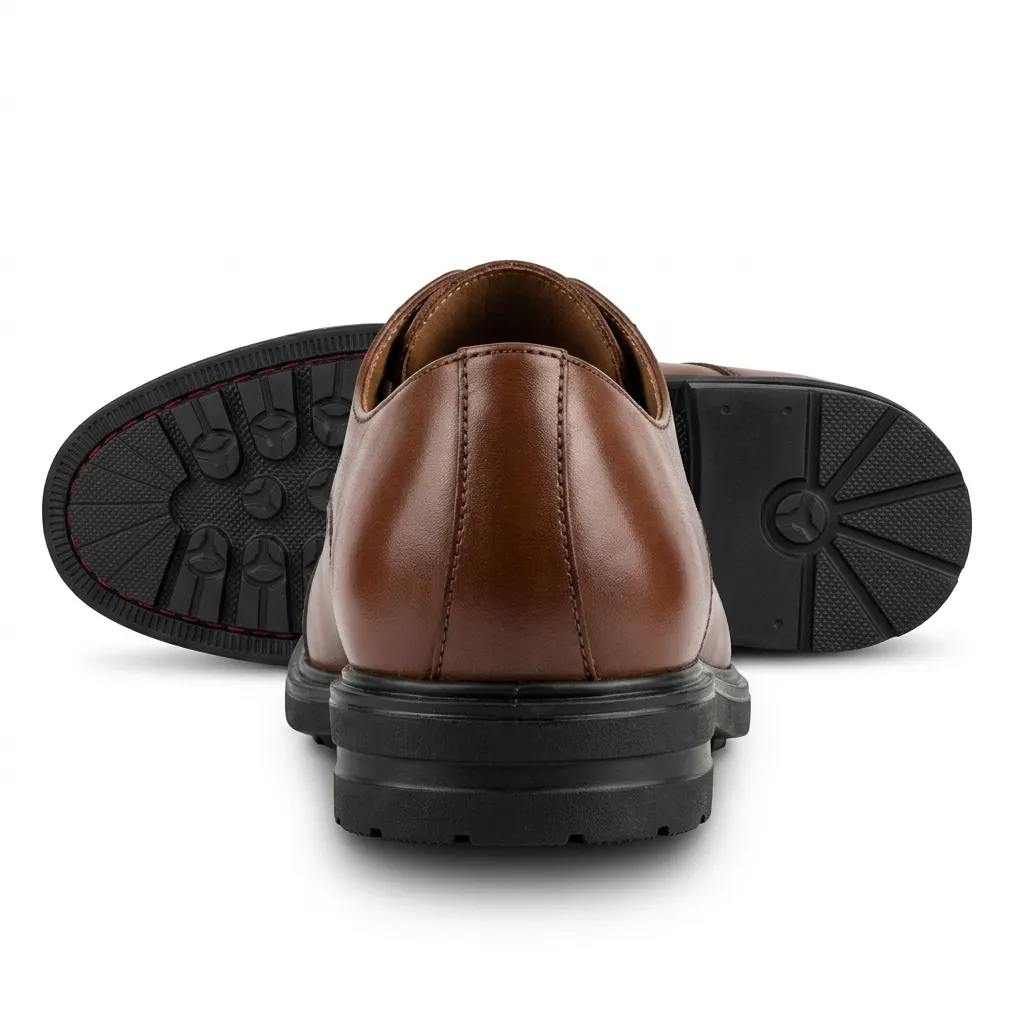 Silvan: Chaussures Homme Oxford (Richelieu) Cuir Cannelle – Image 7