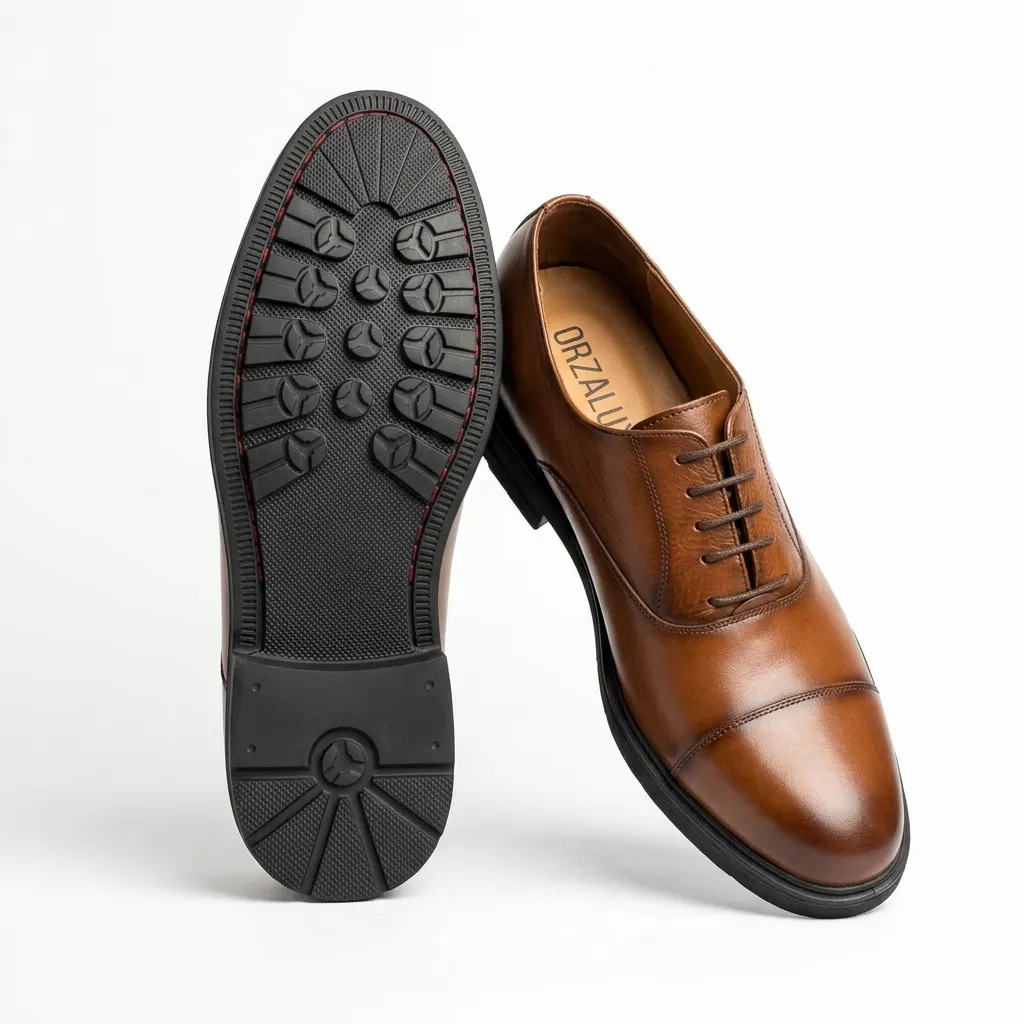 Silvan: Chaussures Homme Oxford (Richelieu) Cuir Cannelle – Image 6