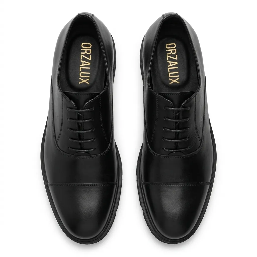Silvan: Chaussures Homme Oxford (Richelieu) Noir – Image 2